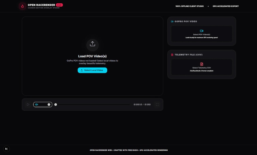 Open RaceRender Web HUD cover
